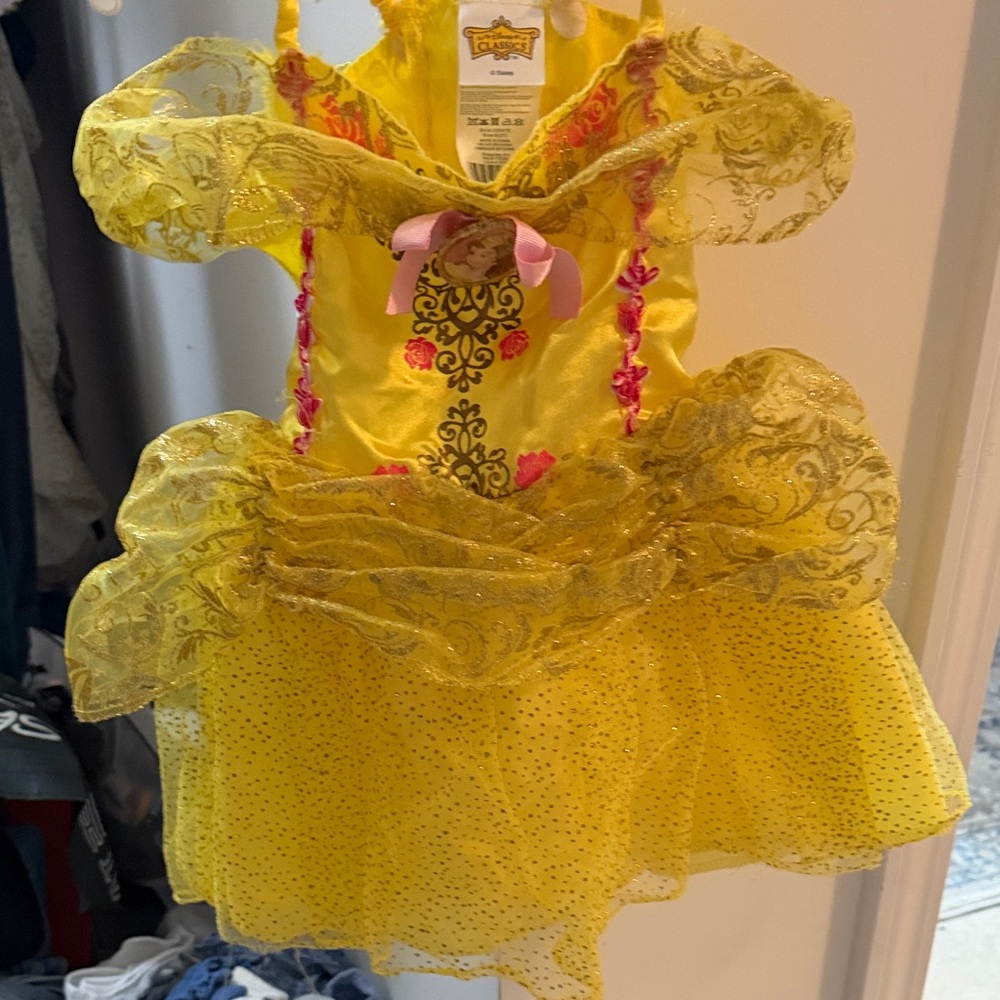 Yellow Belle Princess Costume for Kids